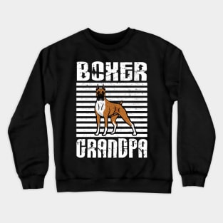 Boxer Grandpa Proud Dogs Crewneck Sweatshirt